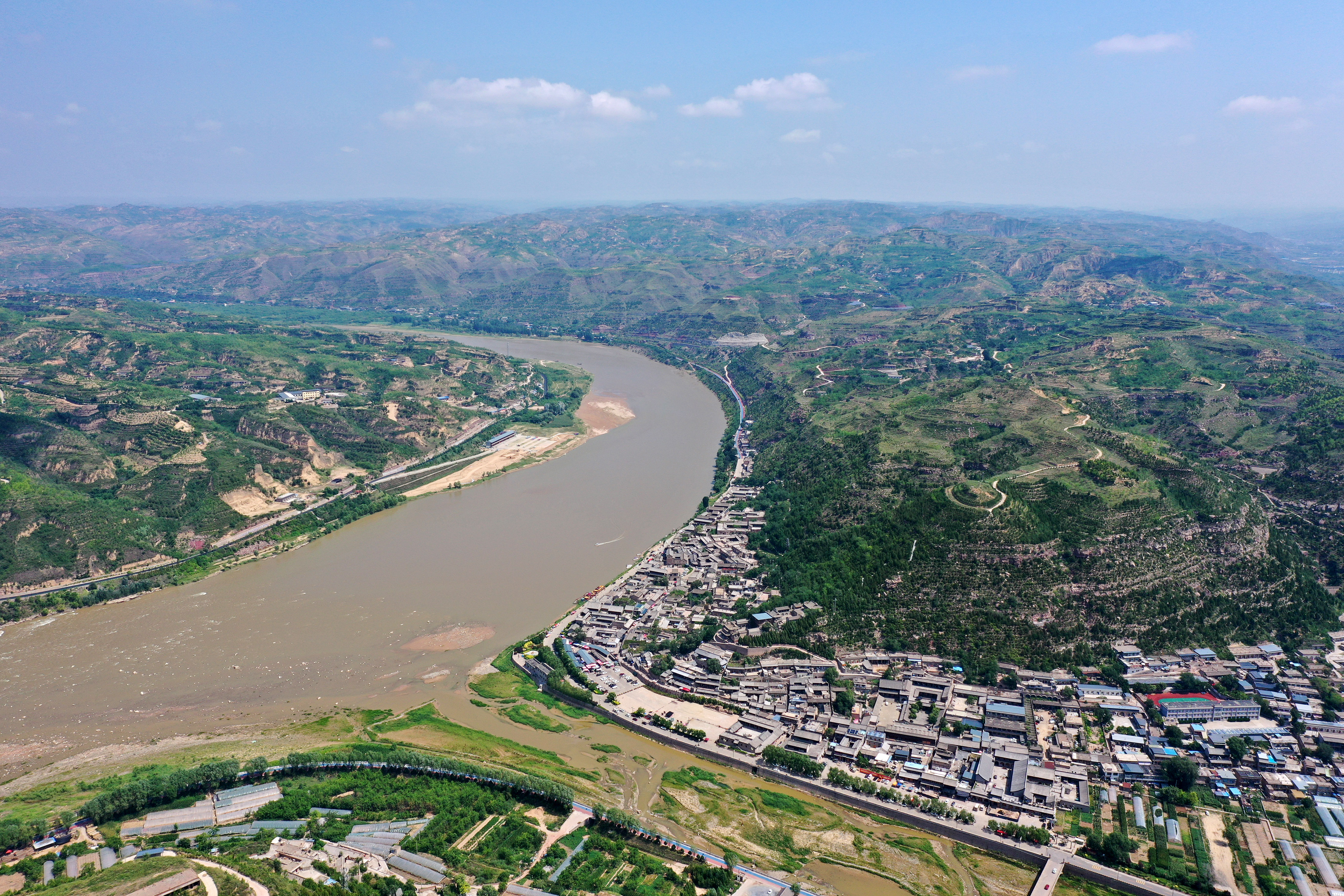 吴堡黄河二碛风景图图片